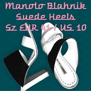 Manolo Blahnik platform heels size41/10 mules sandals vacation platforms strappy